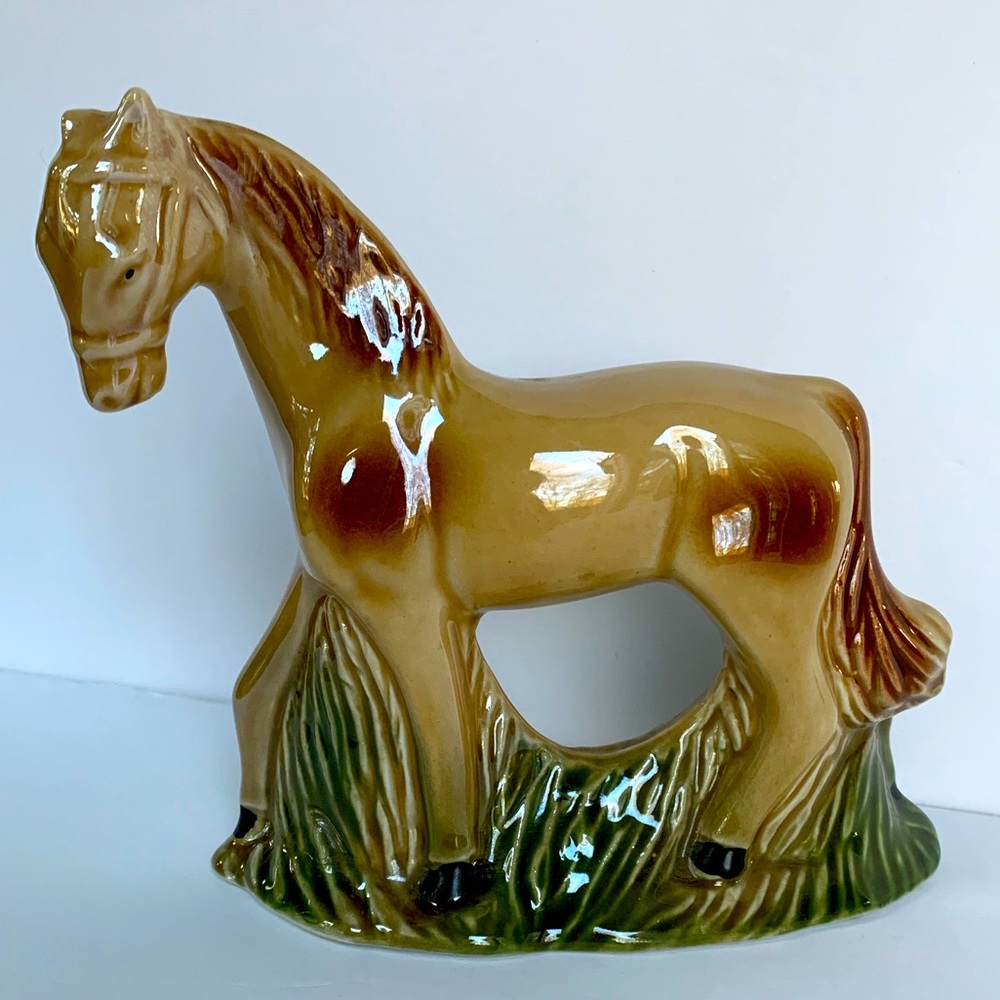 VTG Horse Figurine Brazil 50s Pony Farmhouse Animal Equestrian
